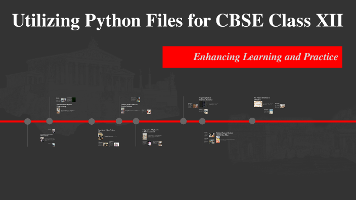 Utilizing Python Files for CBSE Class XII by Busni Rafeek on Prezi