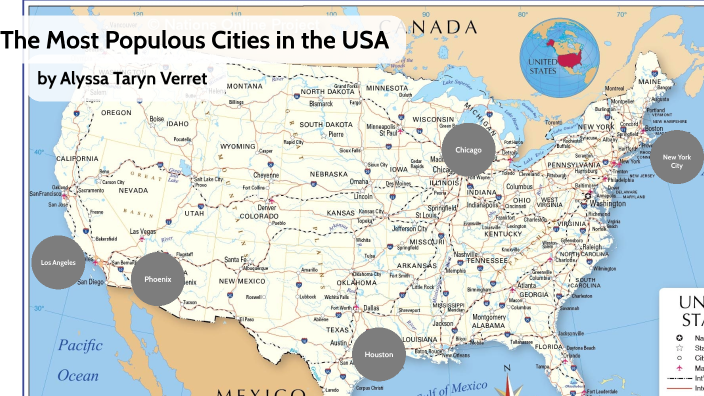 The Five Most Populous Cities In The USA By Aly V