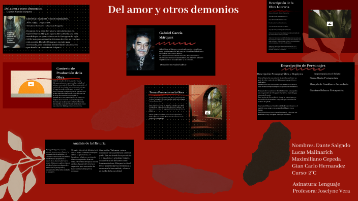 Del amor y otros demonios by Dnatw on Prezi