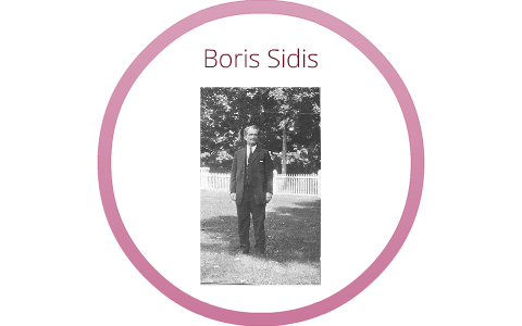 Boris Sidis - Wikipedia