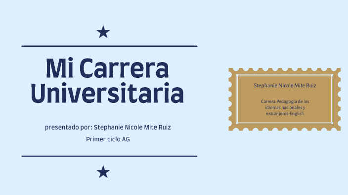 Mi carrera by Nicole Ruiz on Prezi