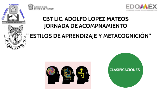 ESTILOS DE APRENDIZAJE by CBT LIC. ADOLFO LOPEZ MATEOS TEXCALTITLAN on