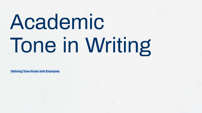 Understanding Tone in Writing by Saad Alyan on Prezi