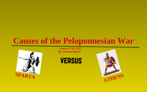 peloponnesian war causes essay