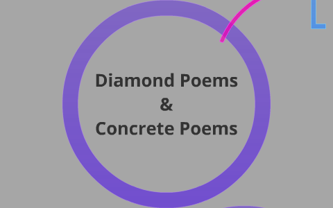 concrete poem diamond