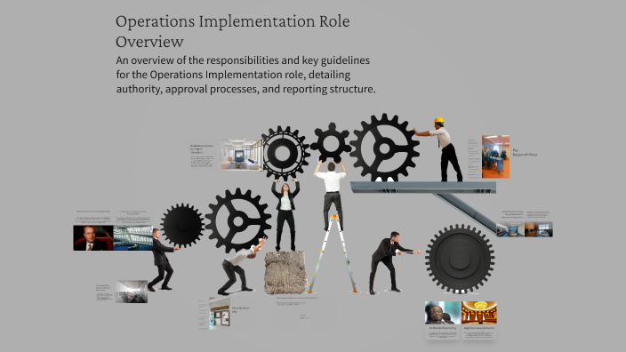 Operations Implementation Operations Implementation Role Overview by Shanee Howard on Prezi