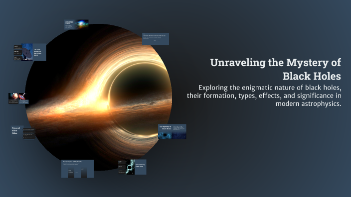 Unraveling the Mystery of Black Holes by IBRAHIM OMAN on Prezi