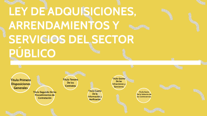 Ley De Adquisiciones Arrendamientos Y Servicios Del Sector PÚblico By Denisse Gervacio On Prezi 4055