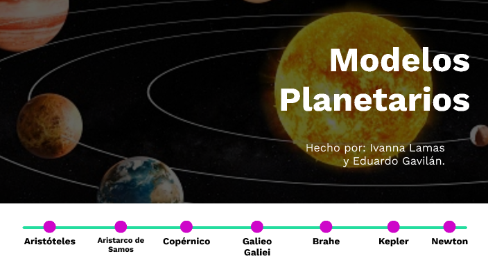 Linea temporal (Modelos planetarios) by Eduardo Gavilán Arteche