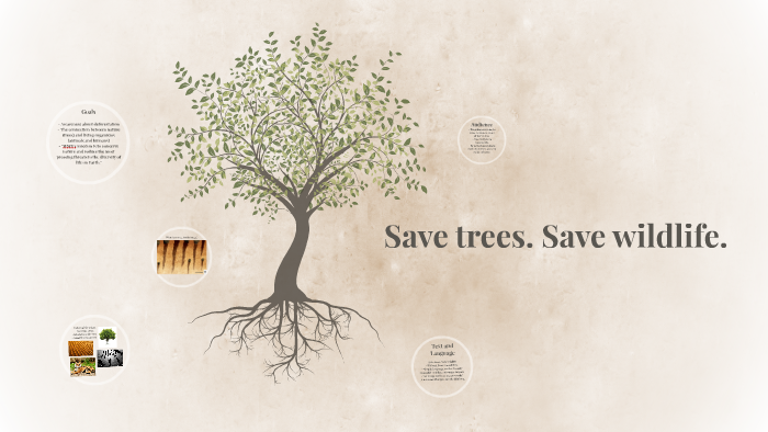 Save trees. Save wildlife. by Minouka Kuipers