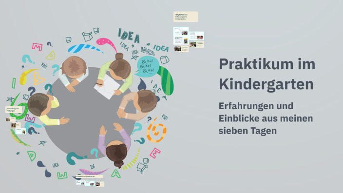 Bericht über Praktikum Im Kindergarten prezi.com
