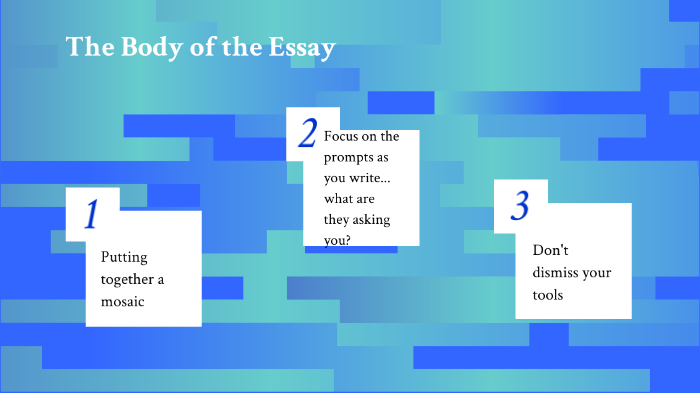 body of essay synonym