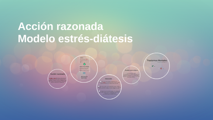 Acción razonada, Modelo estrés-diátesis by Mayra Martinez Juarez