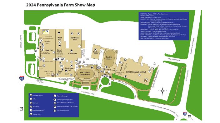 2024 PA Farm Show Map by Katie M on Prezi