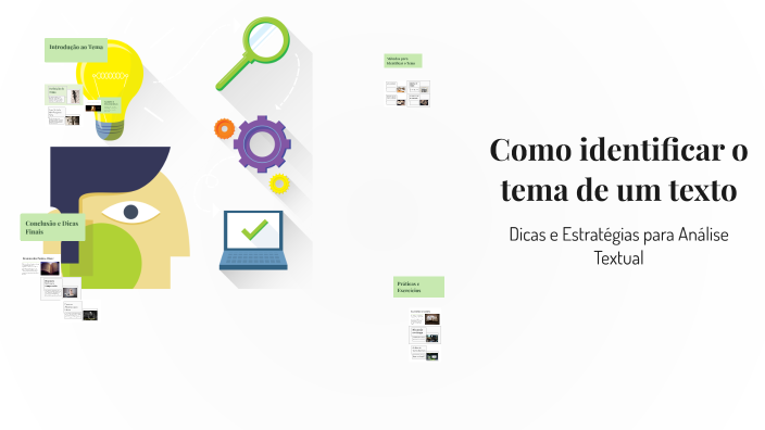 Como identificar o tema de um texto by Fabricia Guimarães on Prezi