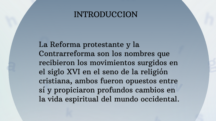 La Reforma Protestante Y La Contrarreforma By Joyce Alfaro Alvarado On ...