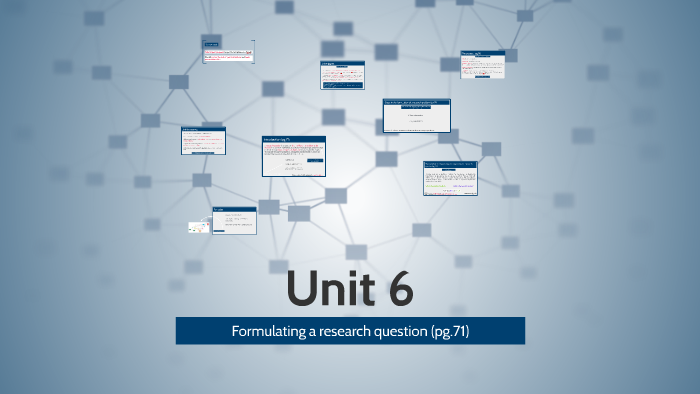 Unit 6 by Natasha Ravyse on Prezi