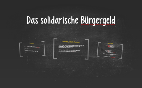 Das Solidarische Burgergeld By Maximilian Mayr