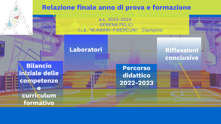 Relazione finale anno di prova- 2022/23 Serena Felici by Serena Felici