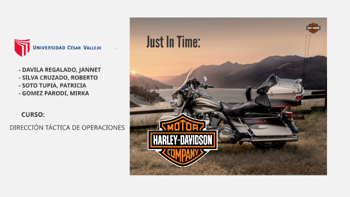 harley davidson jit case study ppt