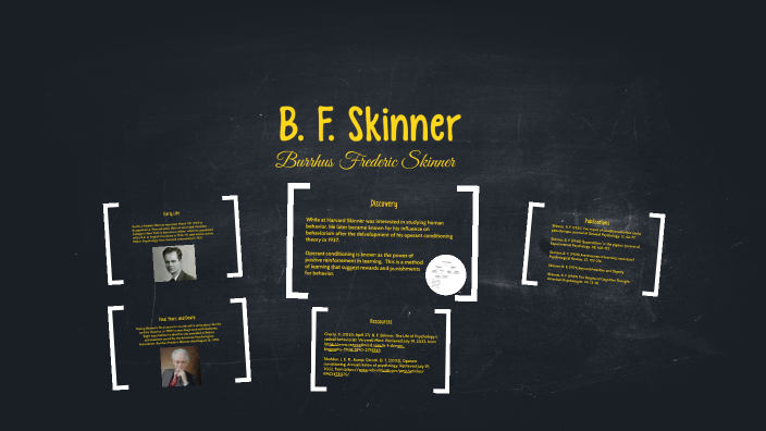 B. F. Skinner TImeline By Tierra White On Prezi