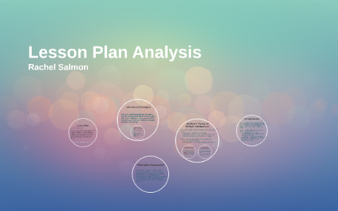 Lesson Plan Analysis by Rachel Salmon on Prezi