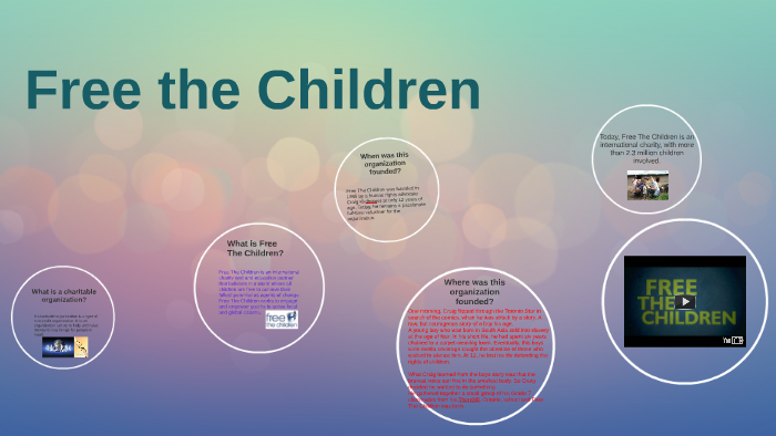 Free the Children by Madelyn Avey on Prezi