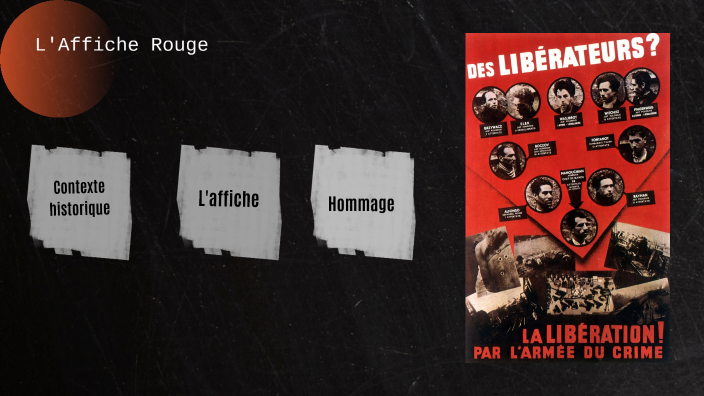L'Affiche Rouge oral DNB Amel Belarbi by Amel Belarbi on Prezi