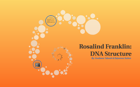 Rosalind Franklin: DNA Structure By DeJuanna Sutton