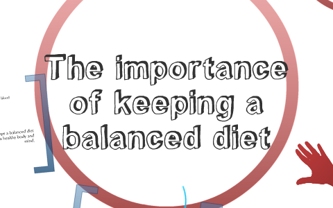 The importance of keeping a balanced diet by Jocelyn Chui
