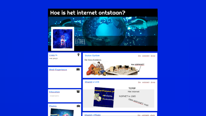 Hoe is het internet ontstaan? by ES Goede on Prezi