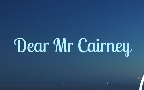 Dear mr cairney essay 06 picture