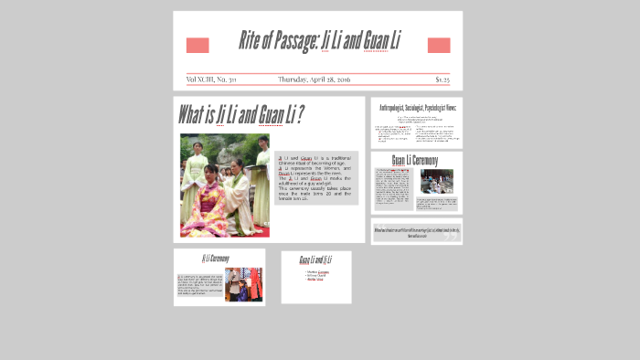 Ji Li Ritual Rite of Passage: Ji Li and Guan Li by bvjhfedh djmndvjn on Prezi