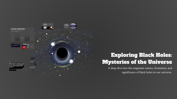 Exploring Black Holes: Mysteries of the Universe by Suryansh Thakur on ...