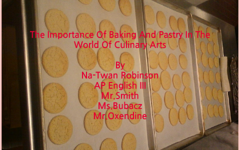 make an essay on the importance of baking