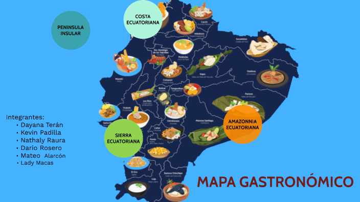 Mapa Gastronómico Ecuador By Selene Macas On Prezi 7327