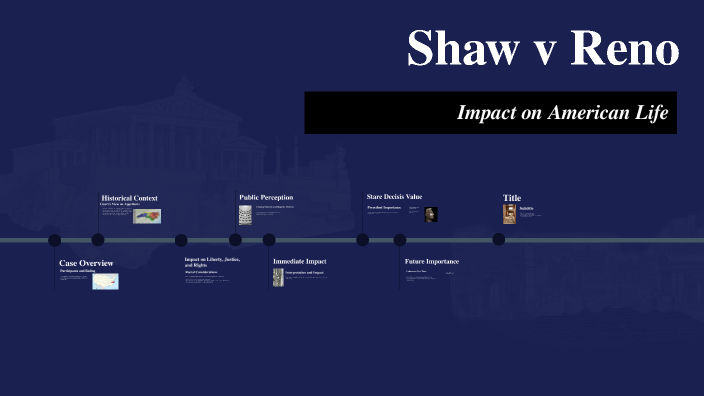 Shaw v. Reno by Tara S on Prezi