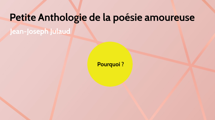 Petite Anthologie De La Poesie Amoureuse prezi.com