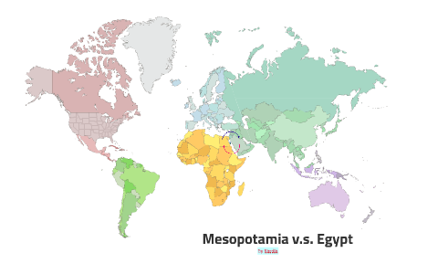 Mesopotamia V.s. Egypt By Kardia Dunah