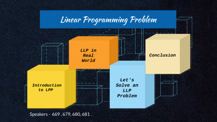 Linear Programming Problem by Saahil Gupta on Prezi