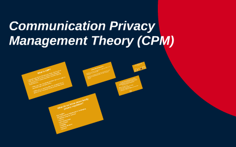 Communication Privacy Management Theory (CPM) By Cali Cal On Prezi