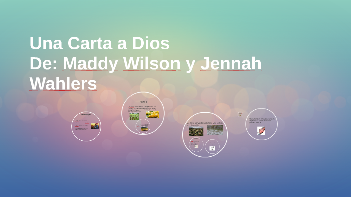 Una Carta A Dios In English
