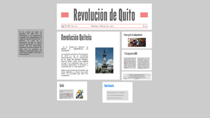 Revolución De Quito (10 De Agosto De 1809 By Kelsy Barriga On Prezi