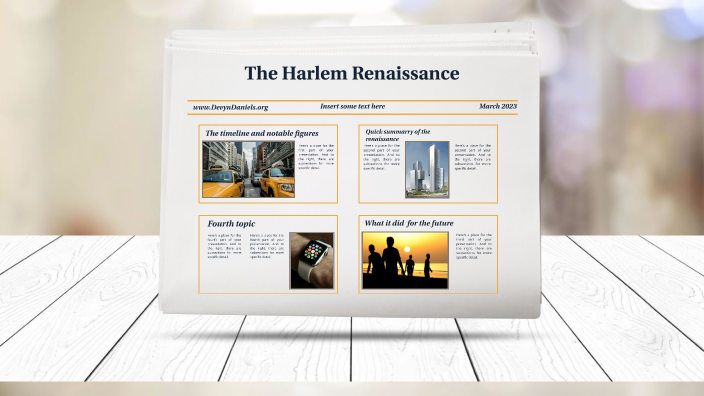 The Harlem Renaissance by Devyn Daniels on Prezi