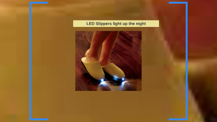 Led slippers online