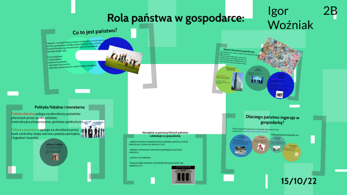 Rola Państwa w gospodarce by igor Woźniak