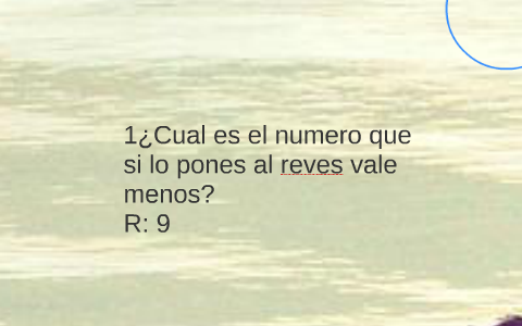 Cuál es el número que si lo pones al revés vale menos? - Charada e Resposta  - Geniol