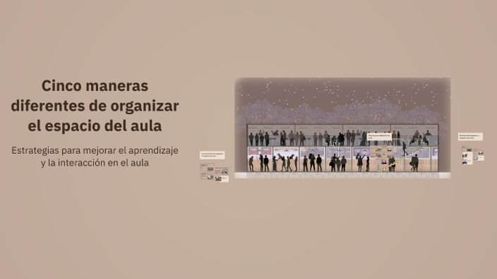Cinco maneras diferentes de organizar el espacio del aula by Daniel