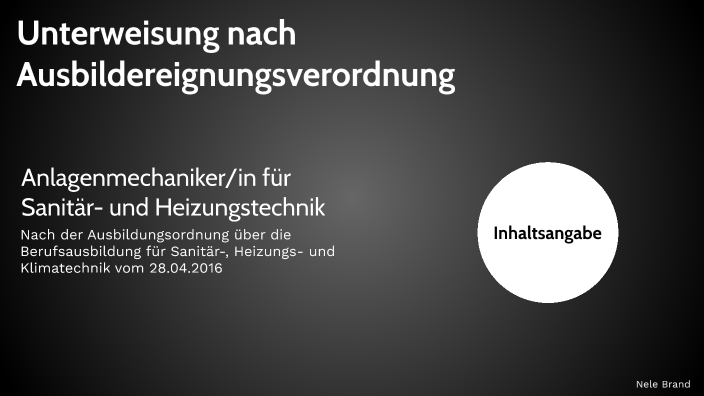 Praktische Ausbildereignungsprüfung by Nele Brand on Prezi
