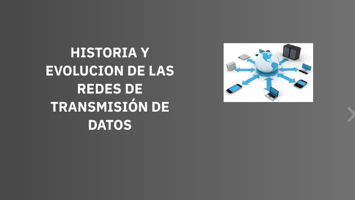 HISTORIA Y EVOLUCION DE LAS REDES DE TRANSMISION DE DATOS by mayerly ...